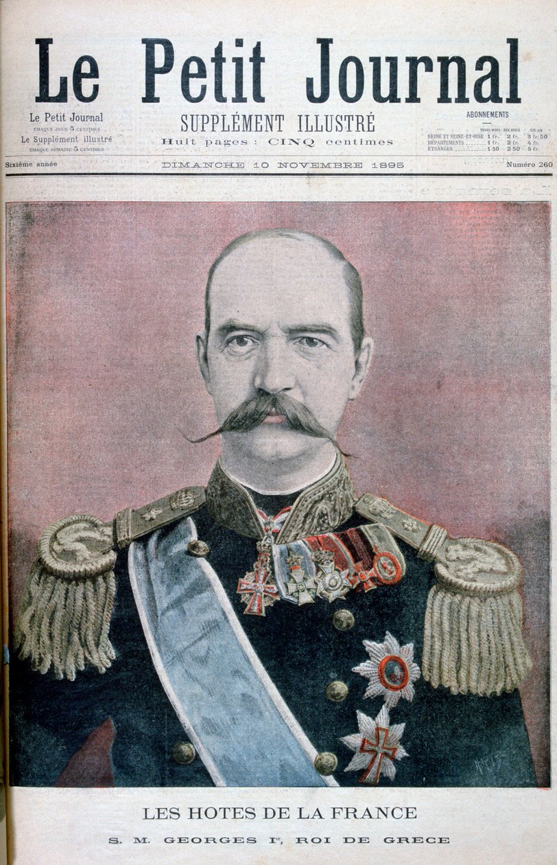 Yunanistan Kralı I. George, 1895 by Henri Meyer