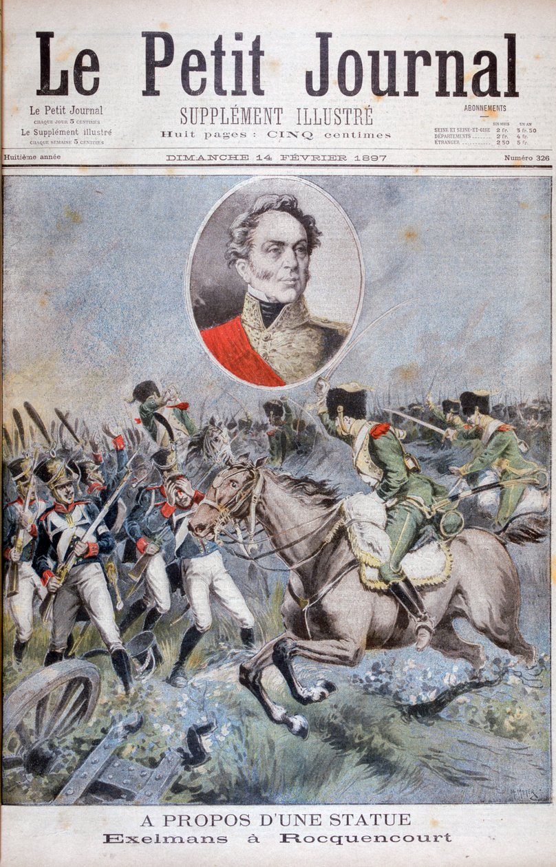 Isidore Exelmans Fransız askeri, Rocquencourt Savaşı, 1815 1897 by Henri Meyer