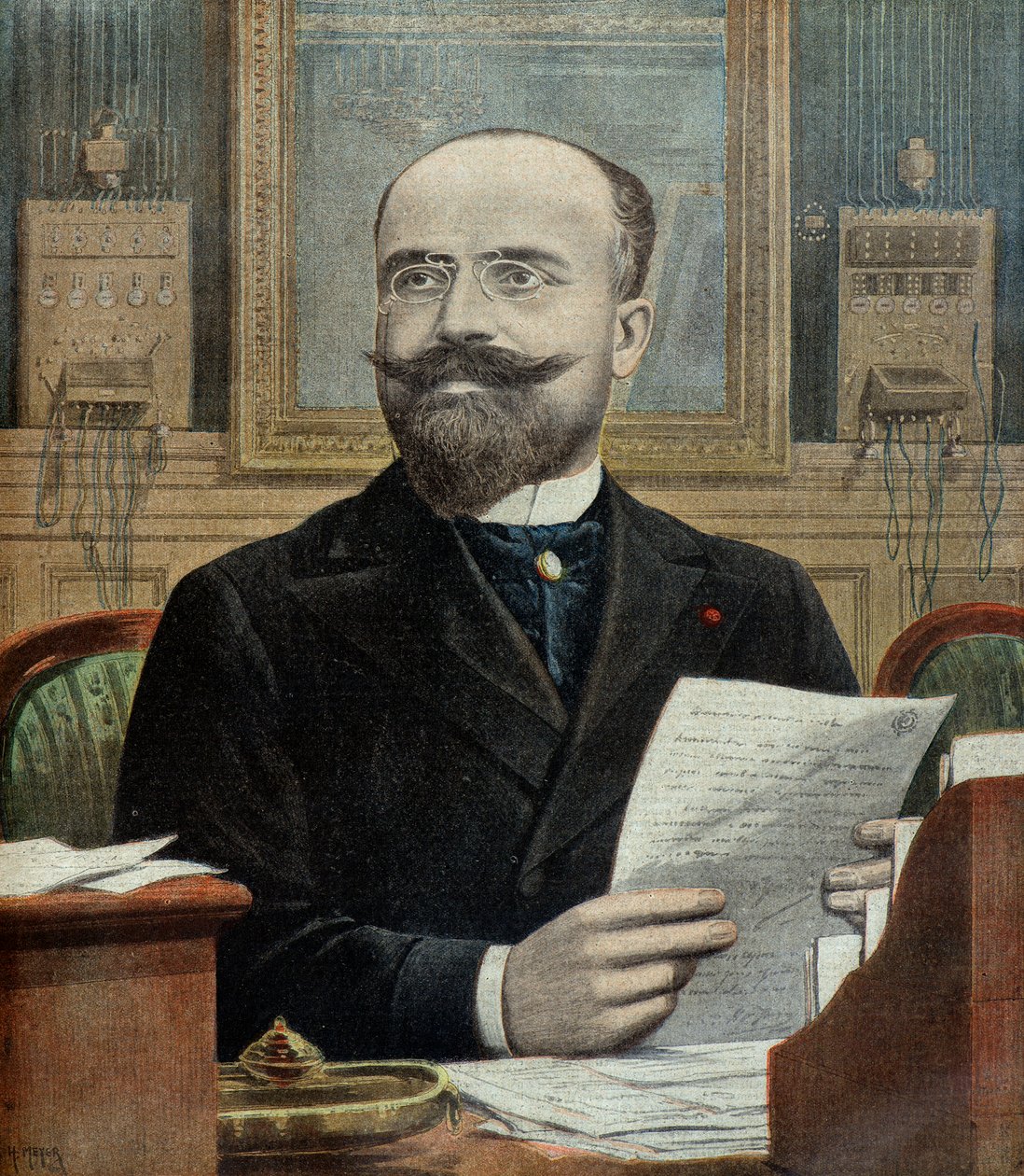Paris Polis Müdürü Charles Blanc by Henri Meyer