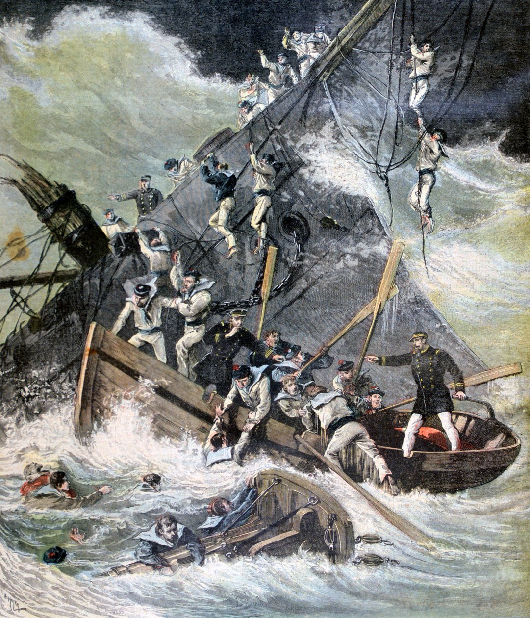 La Bourdonnais Batığı, Sainte Marie, Madagaskar, 1893 by Henri Meyer