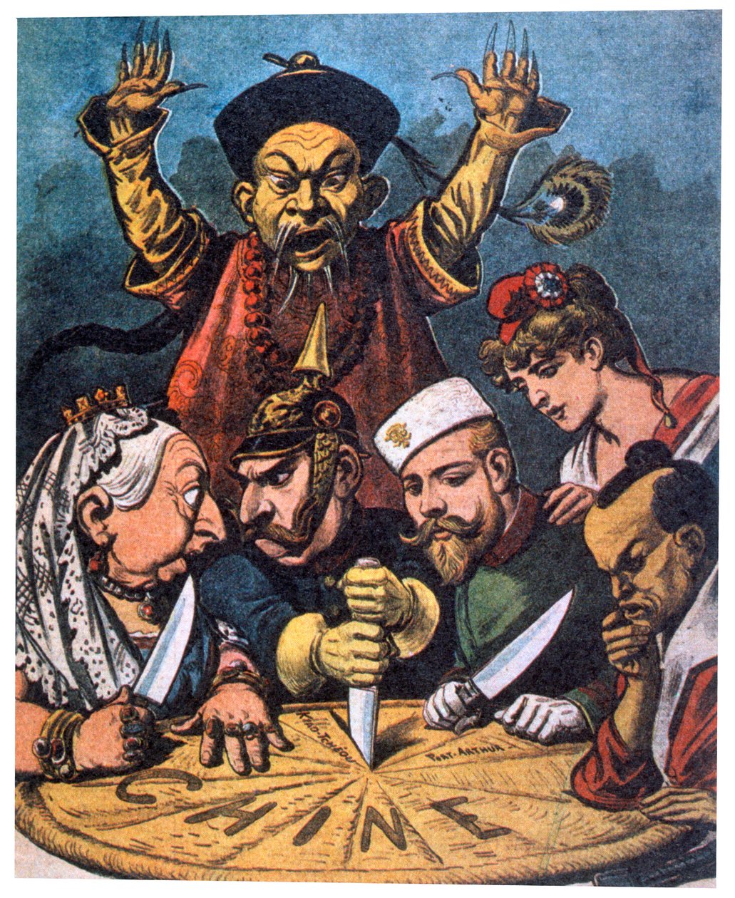 Çin Pastası, 1898 by Henri Meyer