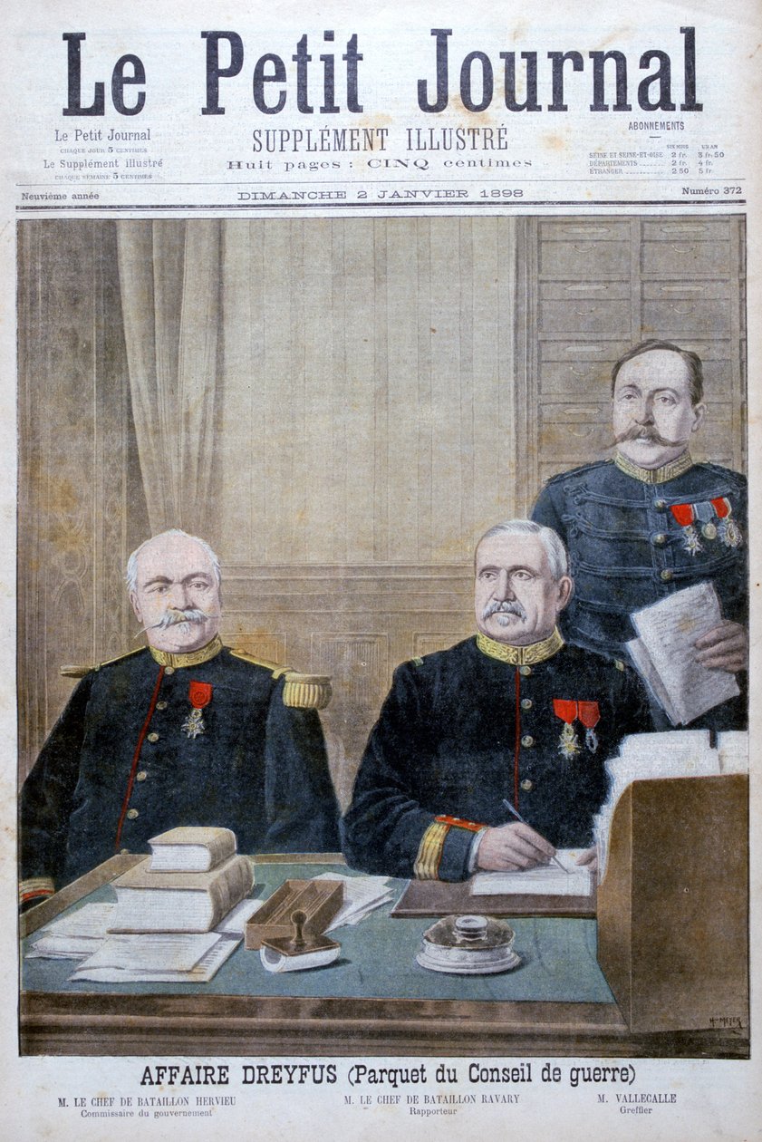 Dreyfus olayı, 1898 by Henri Meyer