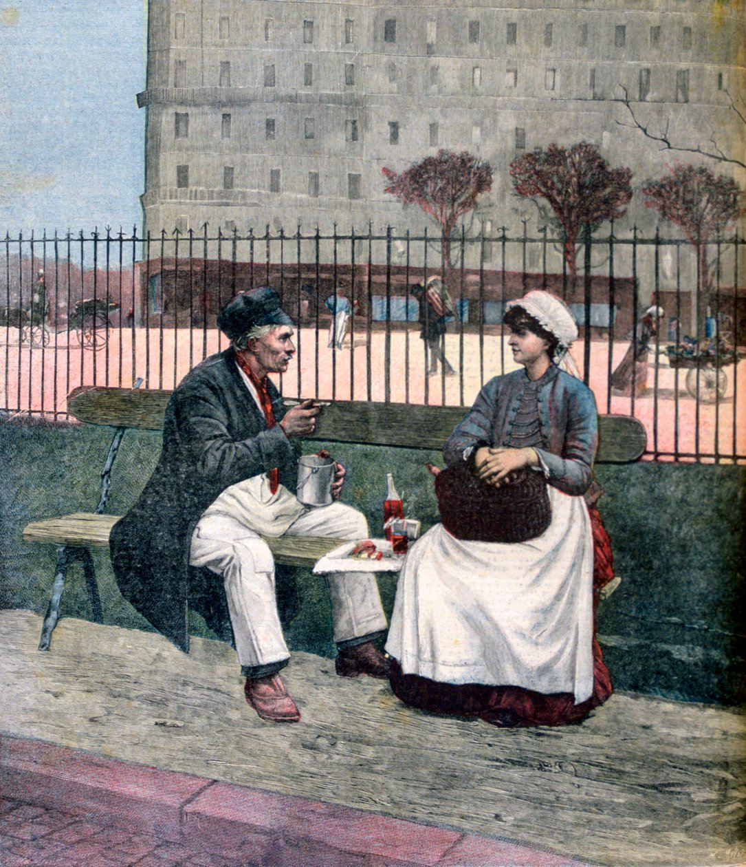 İşçi Öğle Yemeği, 1891 by Henri Meyer