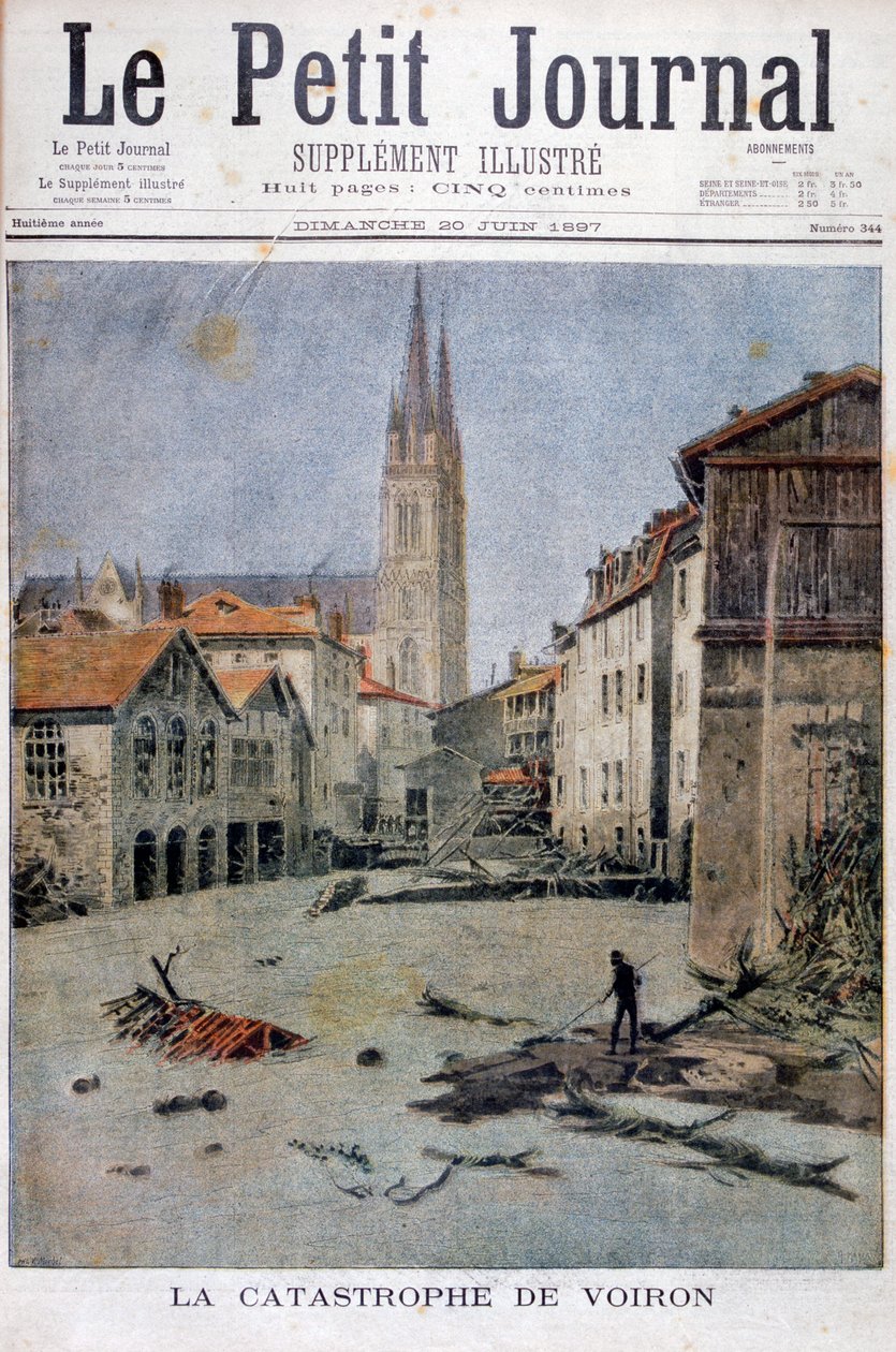Voiron felaketi, Fransa, 1897 by Henri Meyer