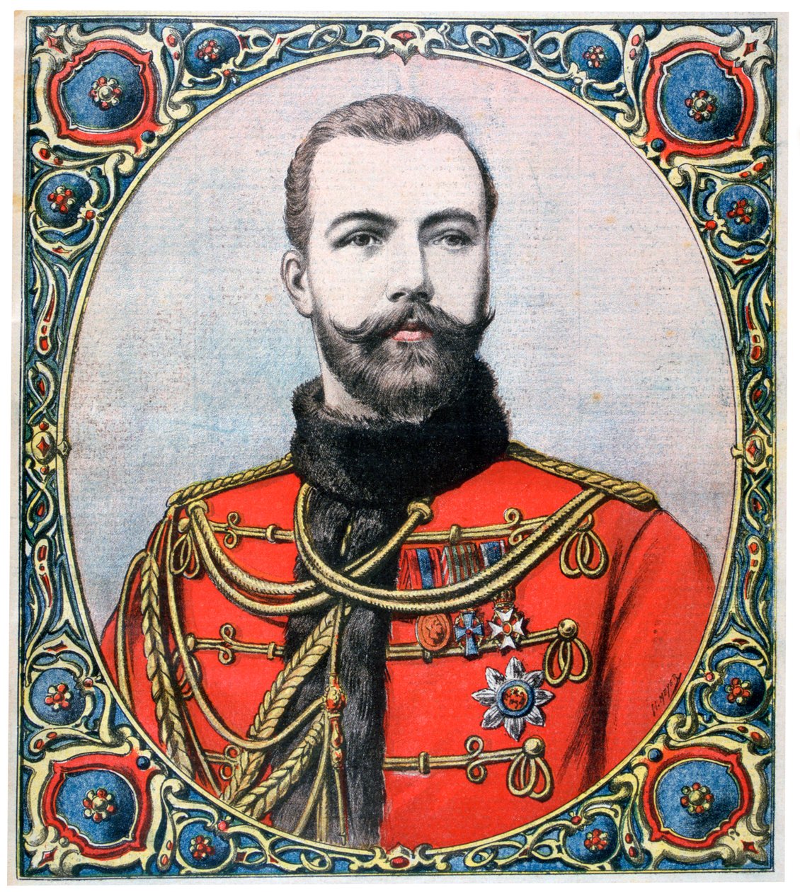 Rusya Çarı II. Nicholas, 1894 by Henri Meyer