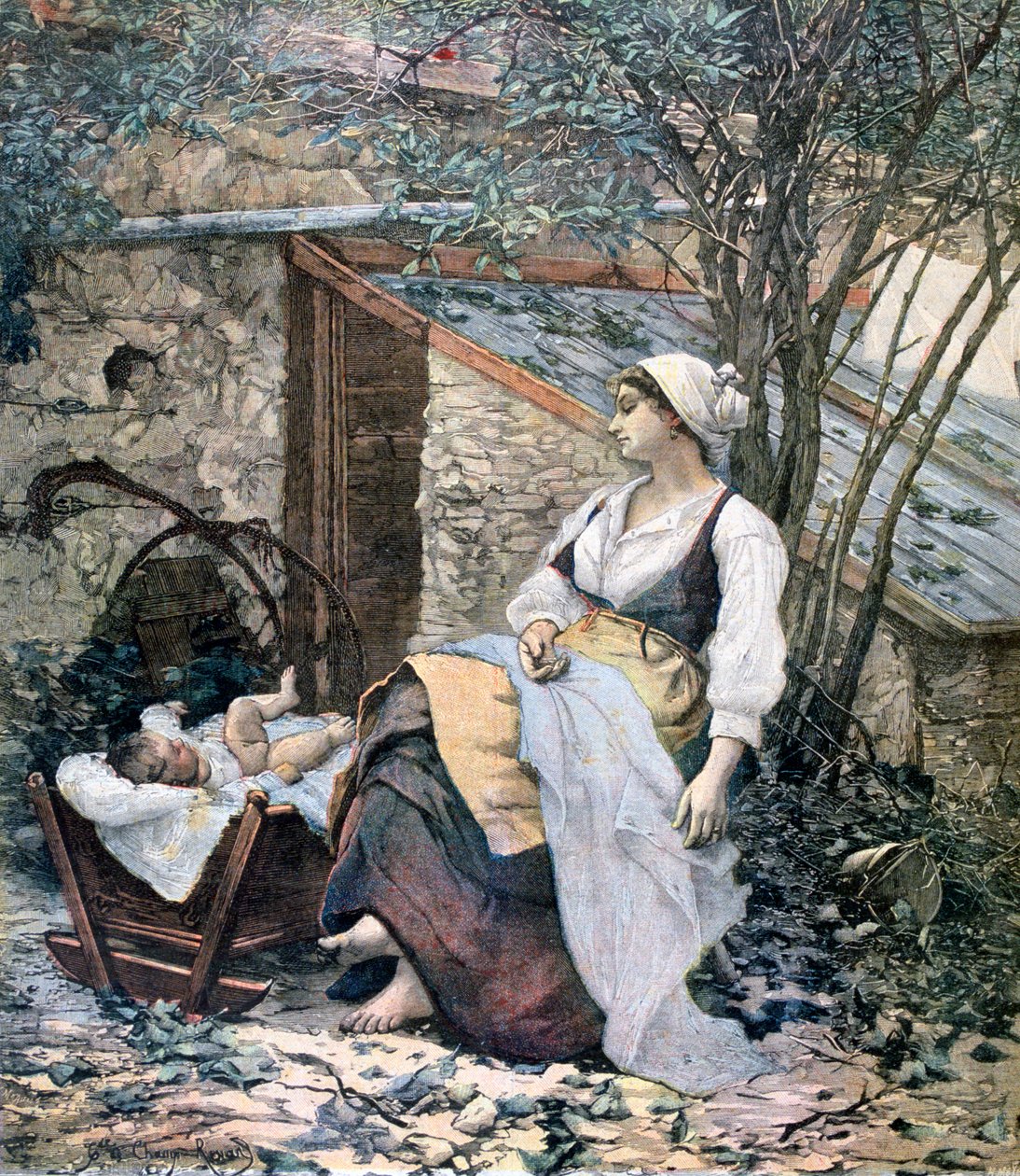 Genç Anne, 1891 by Henri Meyer