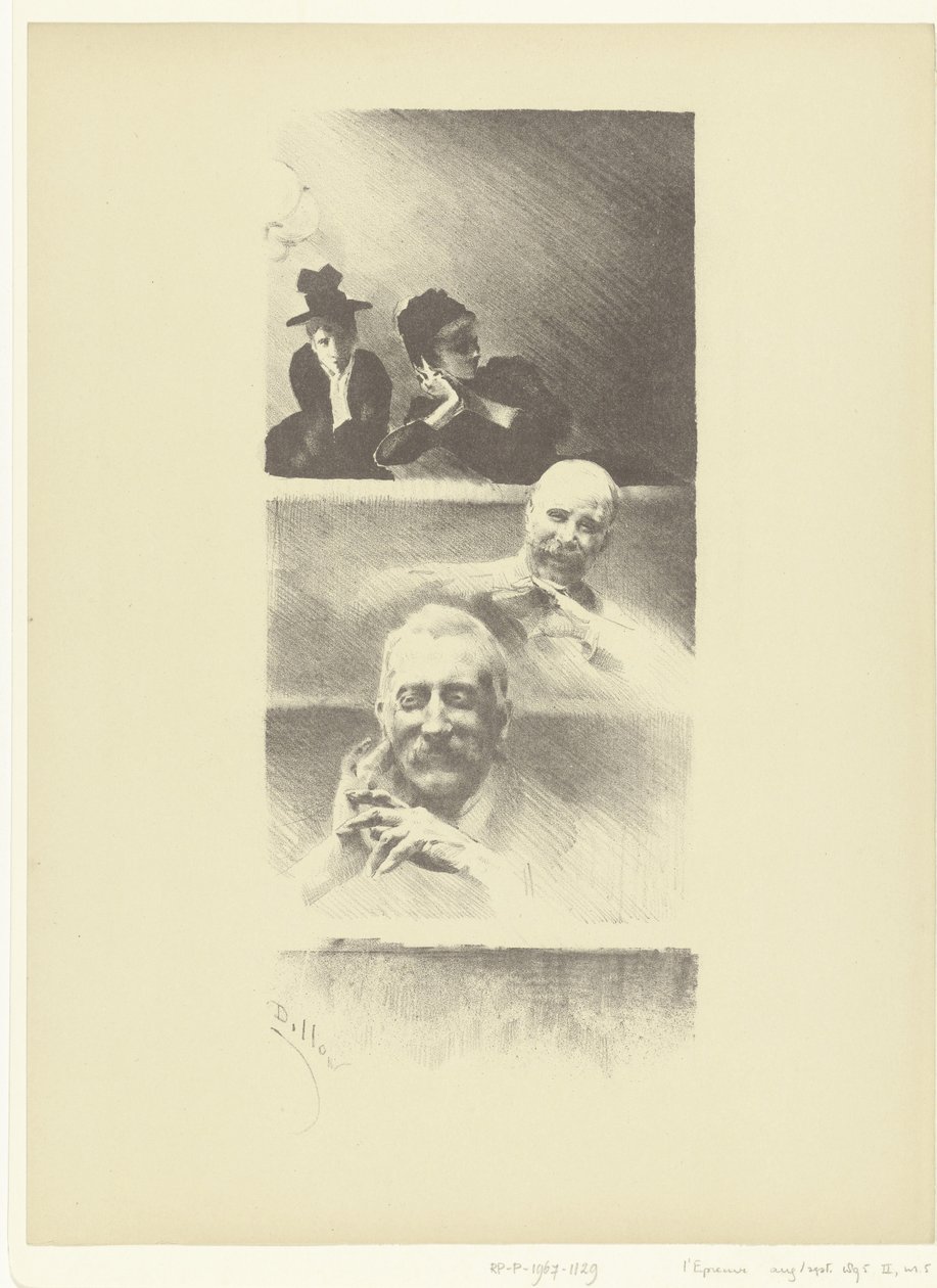 Tiyatrodaki seyirciler Tiyatroda Deneme (dizi başlığı) by Henri Patrice Dillon