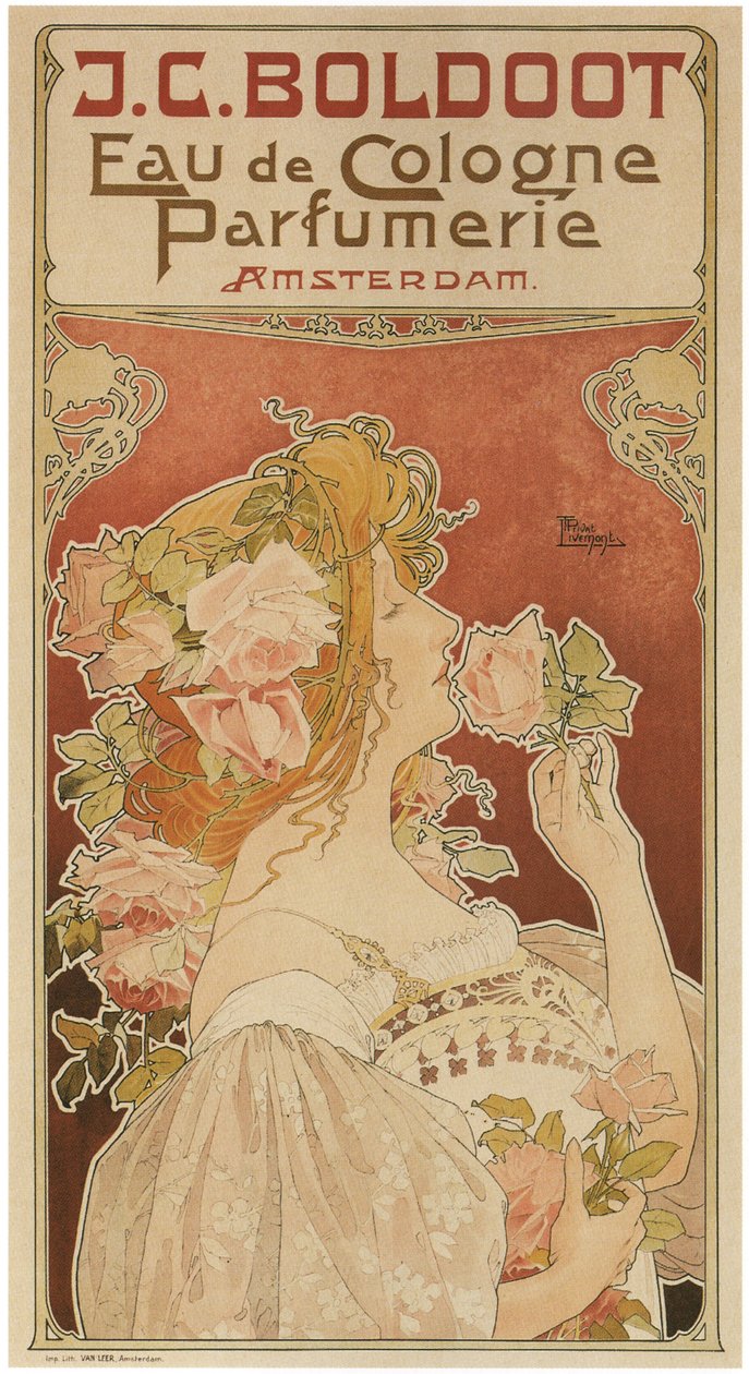 Eau de Cologne Parfümeri, 1899 by Henri Henri Antoine Théodore Livemont