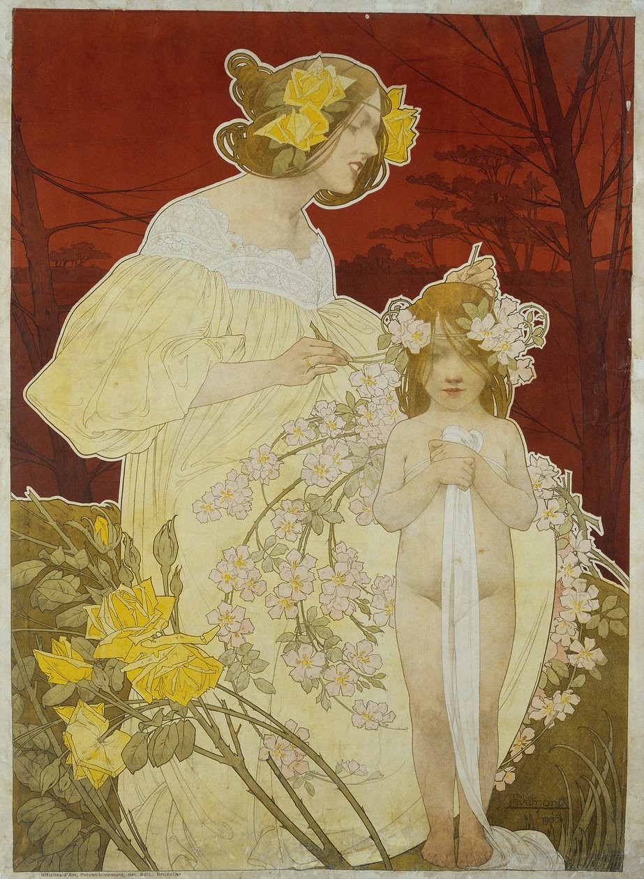 Kadın Sarayı. 1900 sergisi by Henri Henri Antoine Théodore Livemont