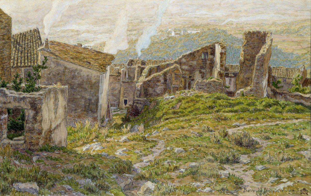 Eski Bormes Kalesi Les Mimosas by Henri Rivière
