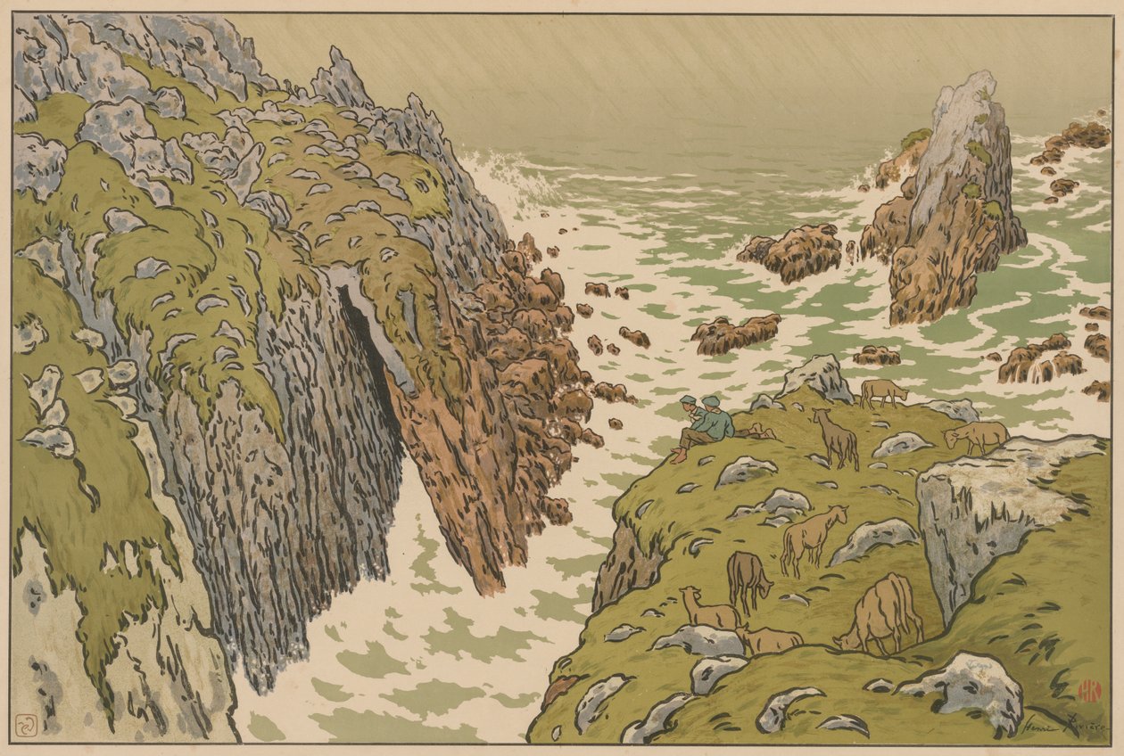 Doğanın Yönleri: Uçurum by Henri Rivière