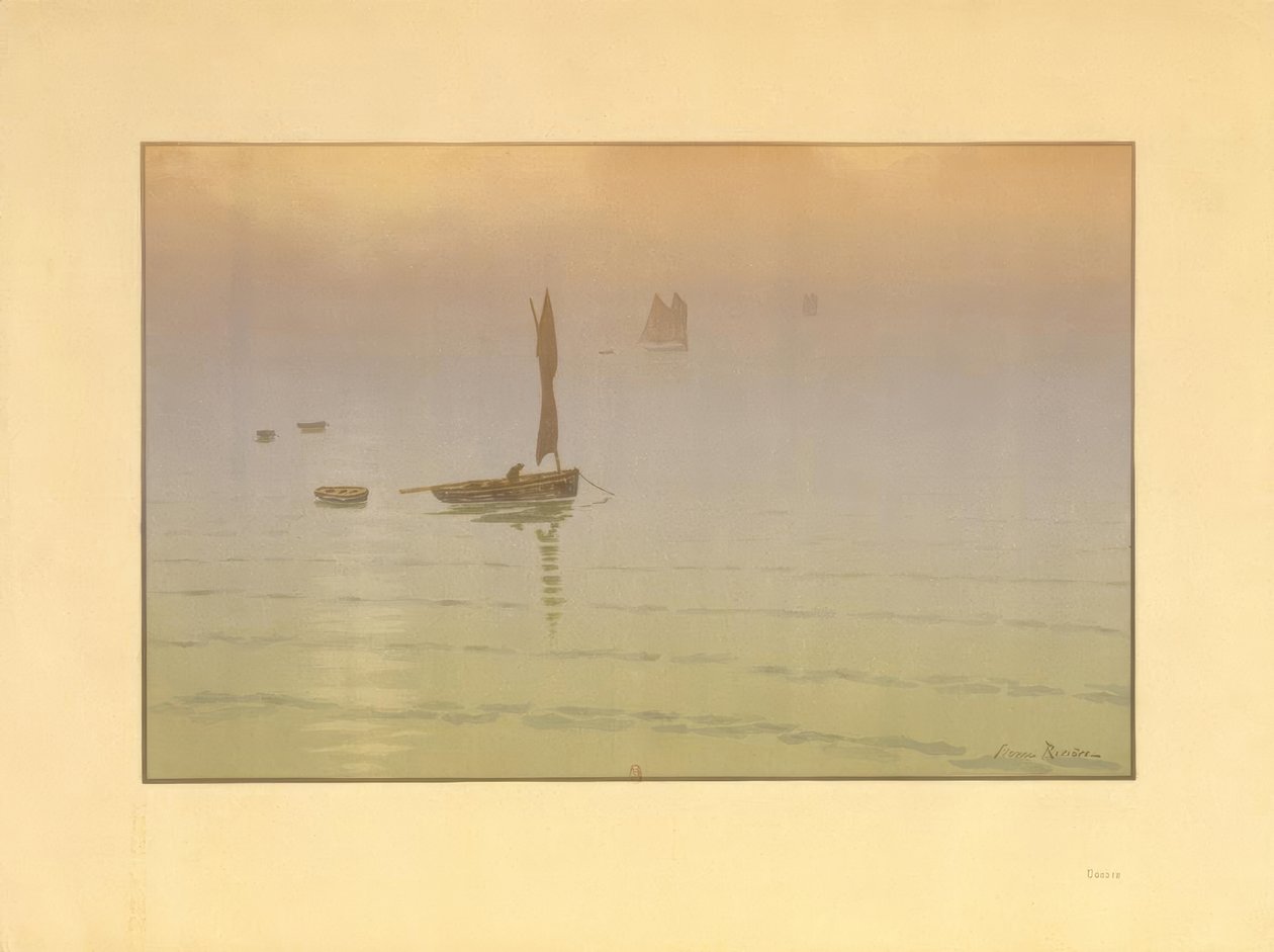 denizde sis by Henri Rivière