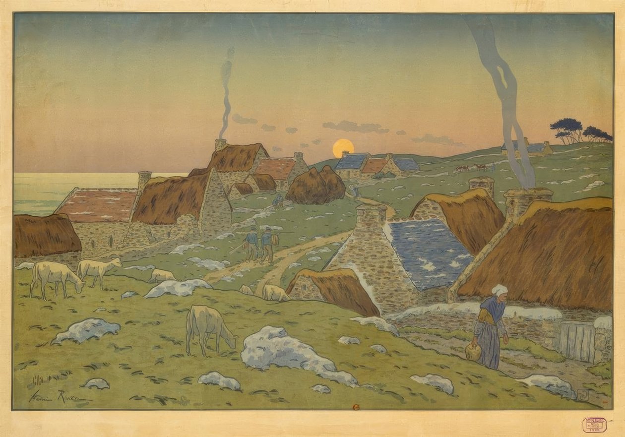 Ayın yükselişi by Henri Rivière