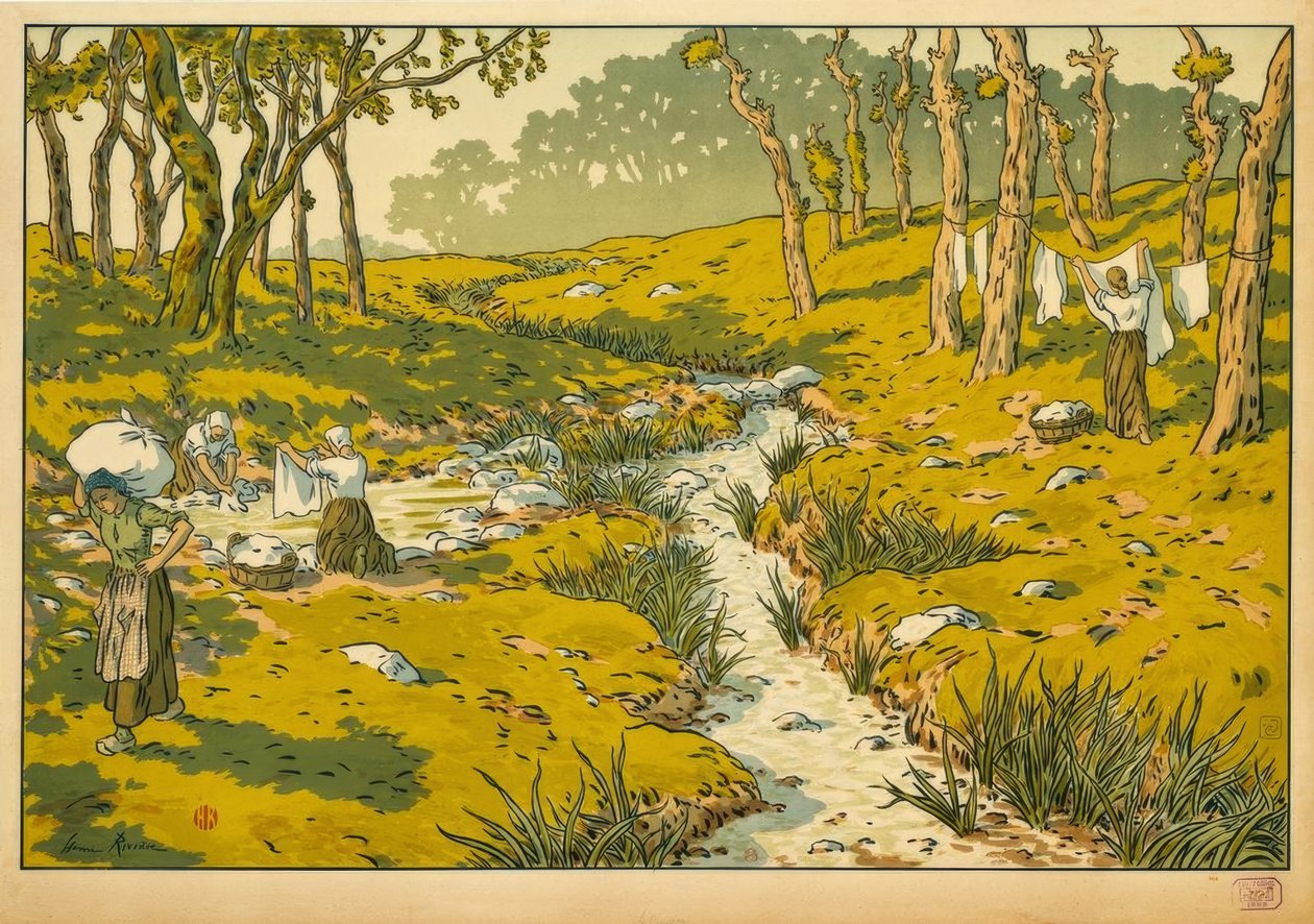 akış by Henri Rivière