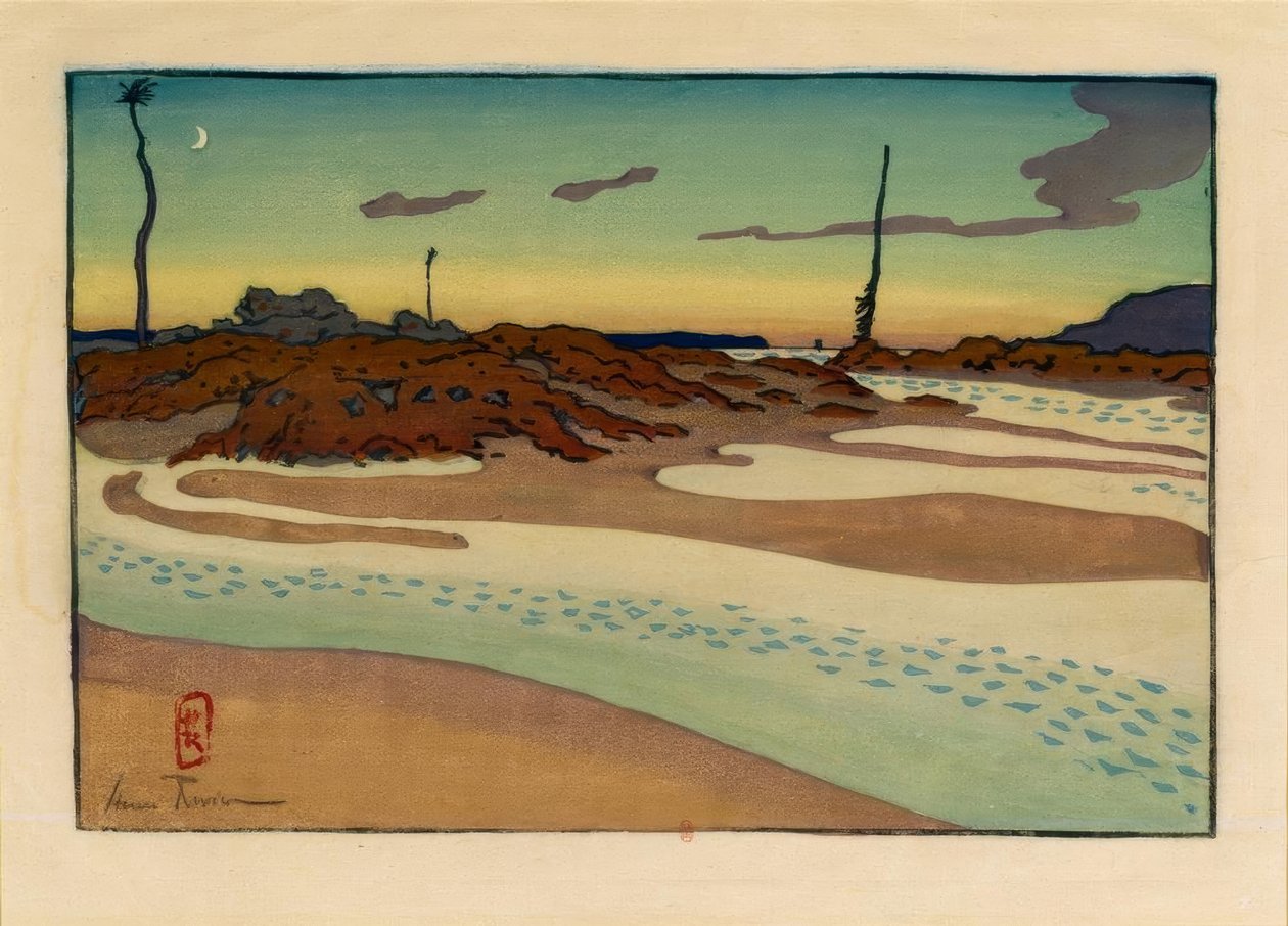 Etiketler; Ağız, Cheruette ve Eşek (Saint-Briac) by Henri Rivière