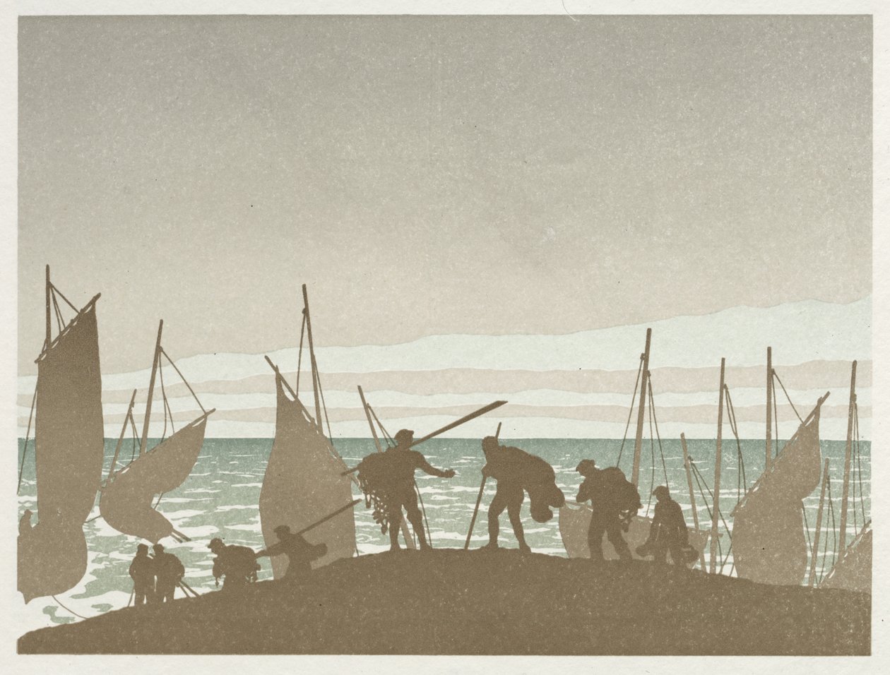 Gezici Yahudi: Balıkçılar by Henri Rivière