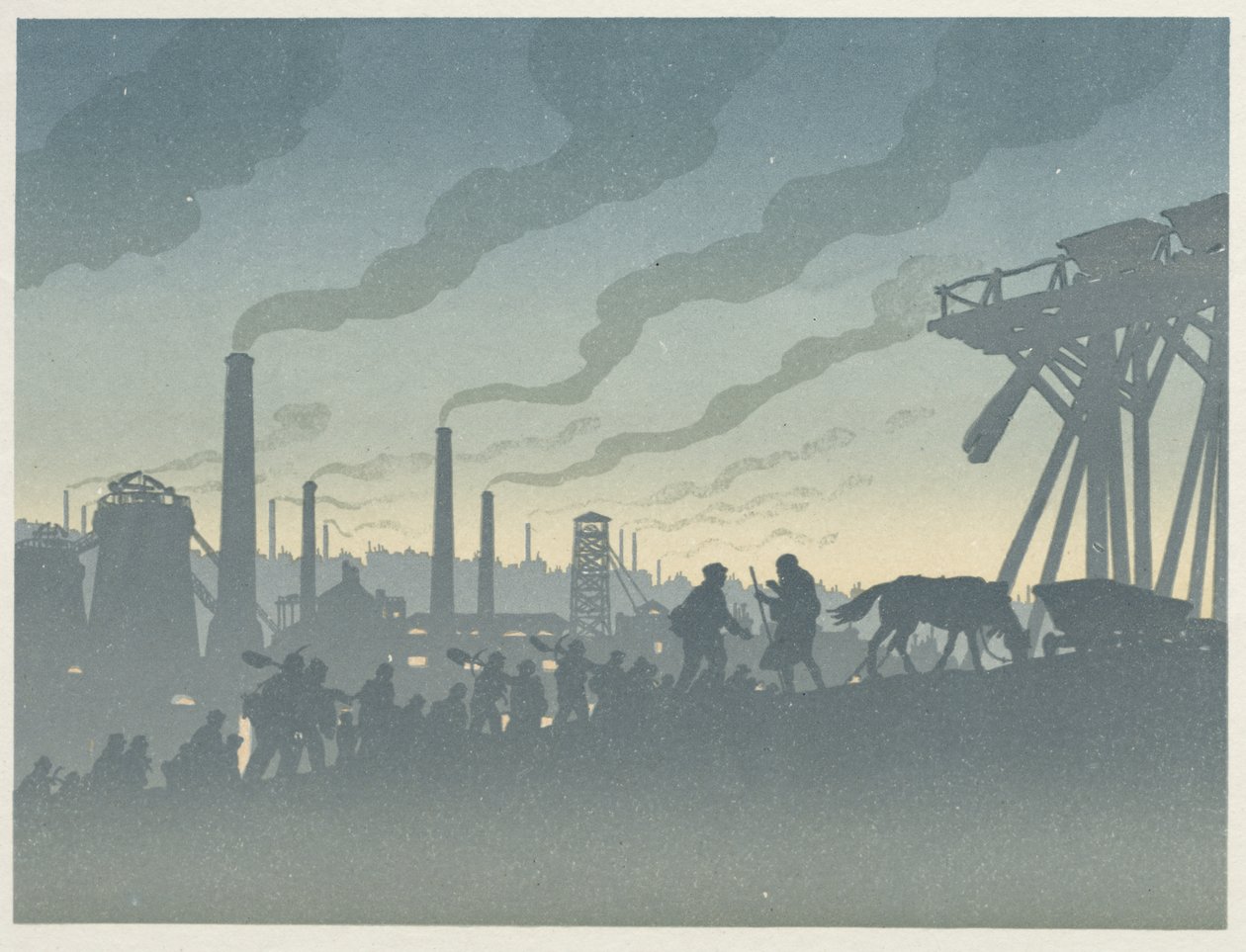 Gezici Yahudi: Modern Şehir by Henri Rivière