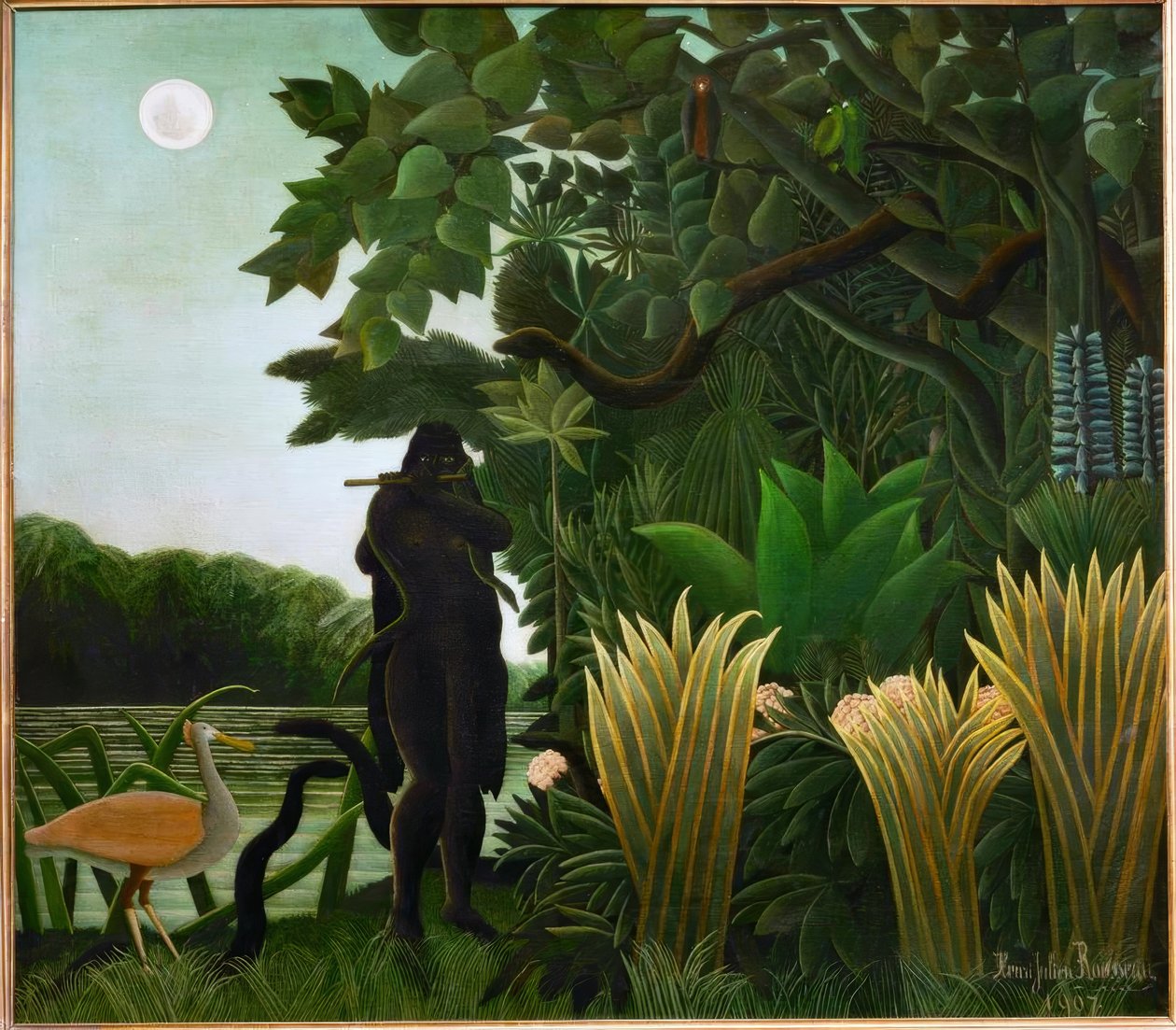 yılan oynatıcısı by Henri Rousseau