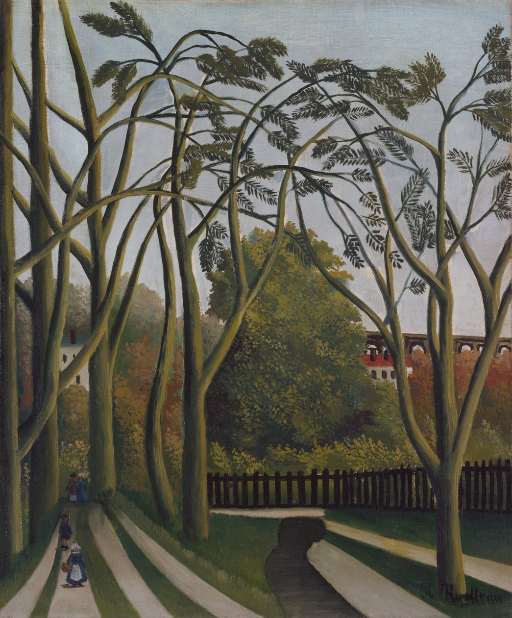 Bicêtre yakınlarındaki Bièvre Kıyıları, yaklaşık. 1908-09. by Henri Rousseau