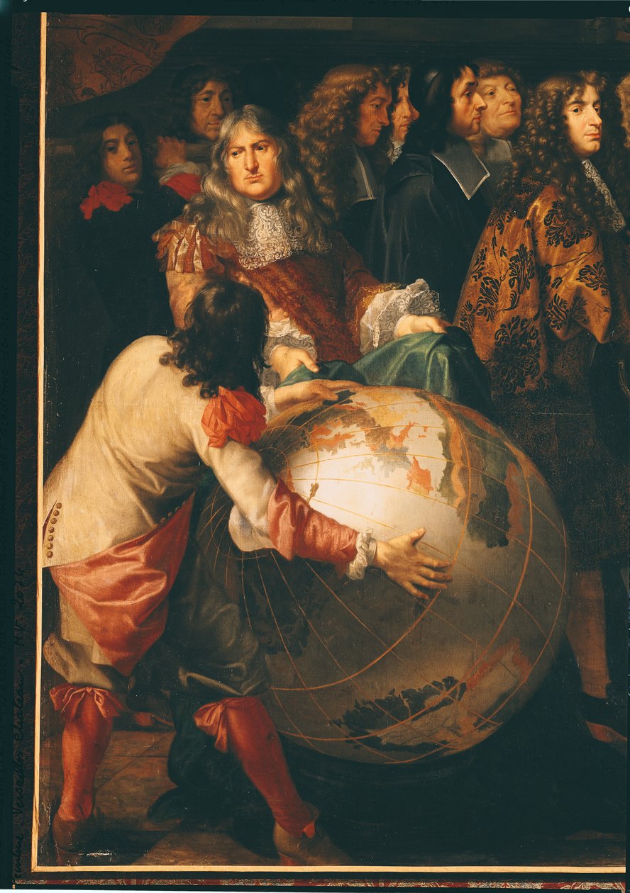 Jean-Baptiste Colbert (1619-83) Kraliyet Bilim Akademisi Üyelerini Louis XIV