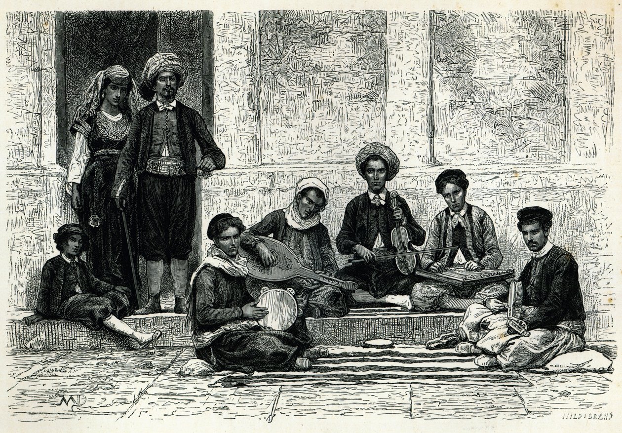 Bir Yahudi Konseri: Tlemcen by Henri Theophile Hildibrand