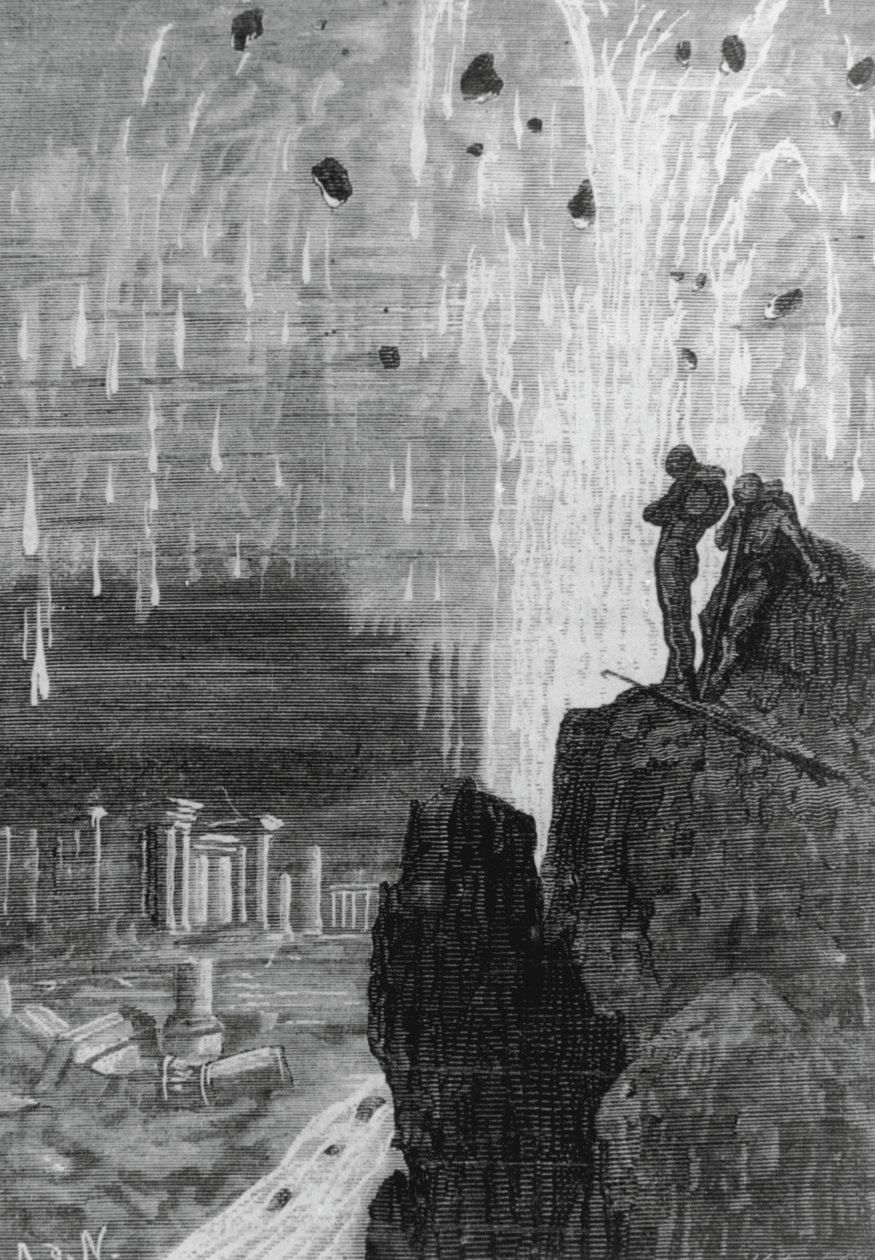 Jules Verne'in 'Denizler Altında 20.000 Fersah' adlı eserinden illüstrasyon by Henri Theophile Hildibrand