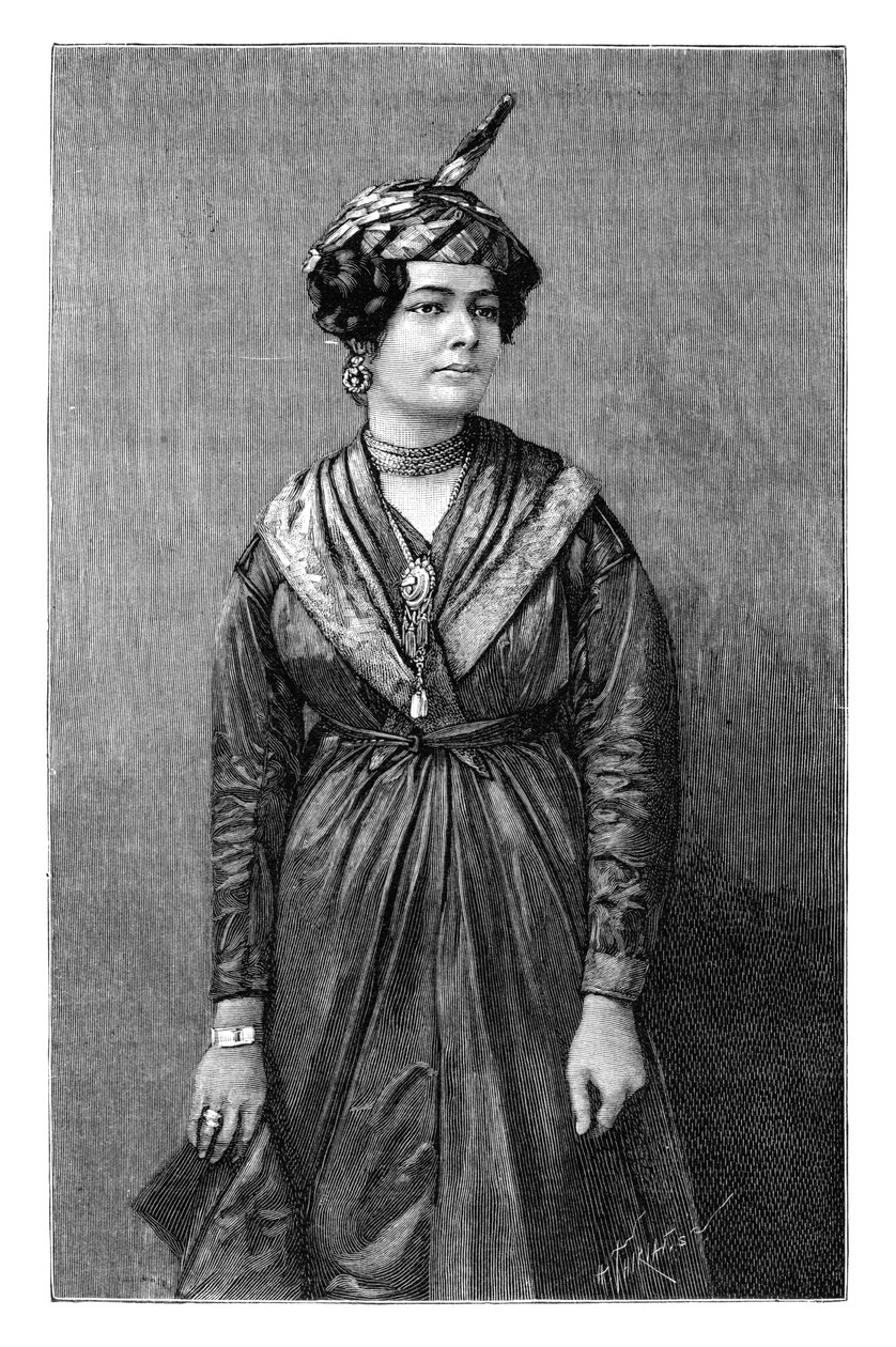 Martinik Creole kadın, c1890 by Henri Thiriat