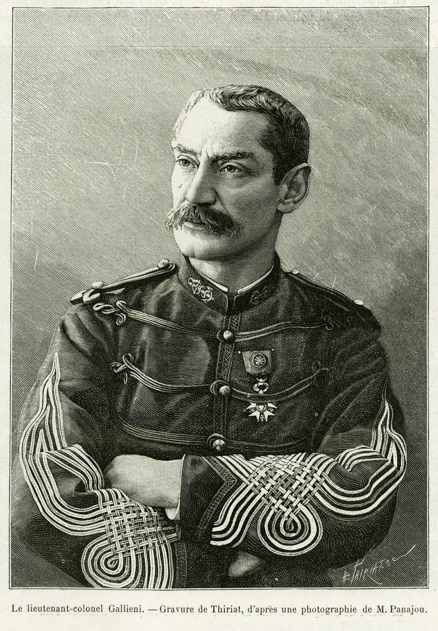 Yarbay Joseph Gallieni (1849-1916). Fransız Sudanı