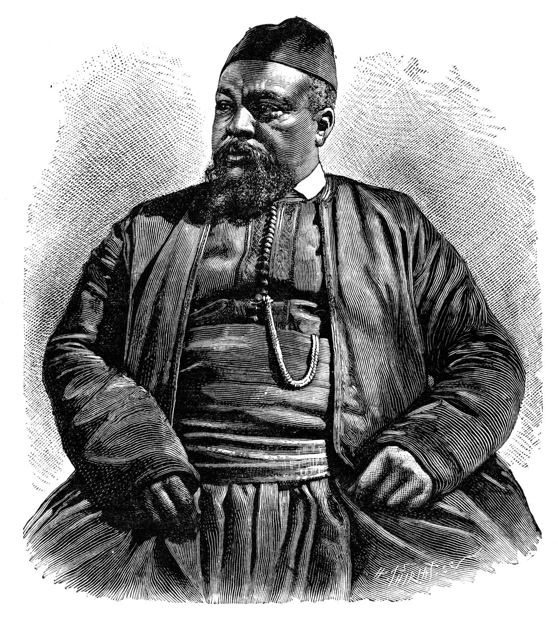 Mulai Tayeb, Wezzan Şerifi, Kuzey Afrika, 1895. by Henri Thiriat