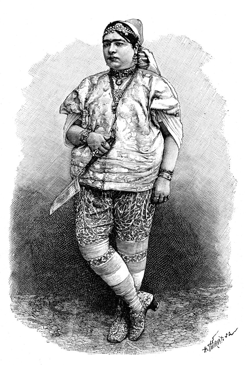 Tunuslu Yahudi, c1890 by Henri Thiriat