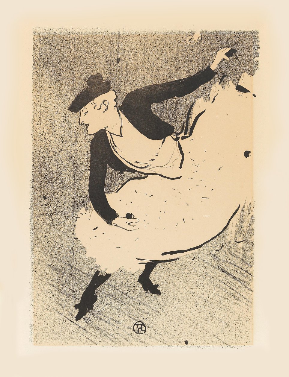 Edmee Lescot, 1893. by Henri Toulouse Lautrec de