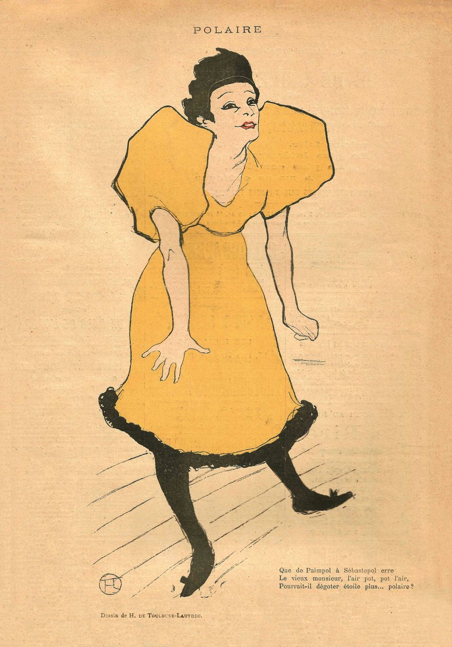 Kutup, c. 1895. by Henri Toulouse Lautrec de