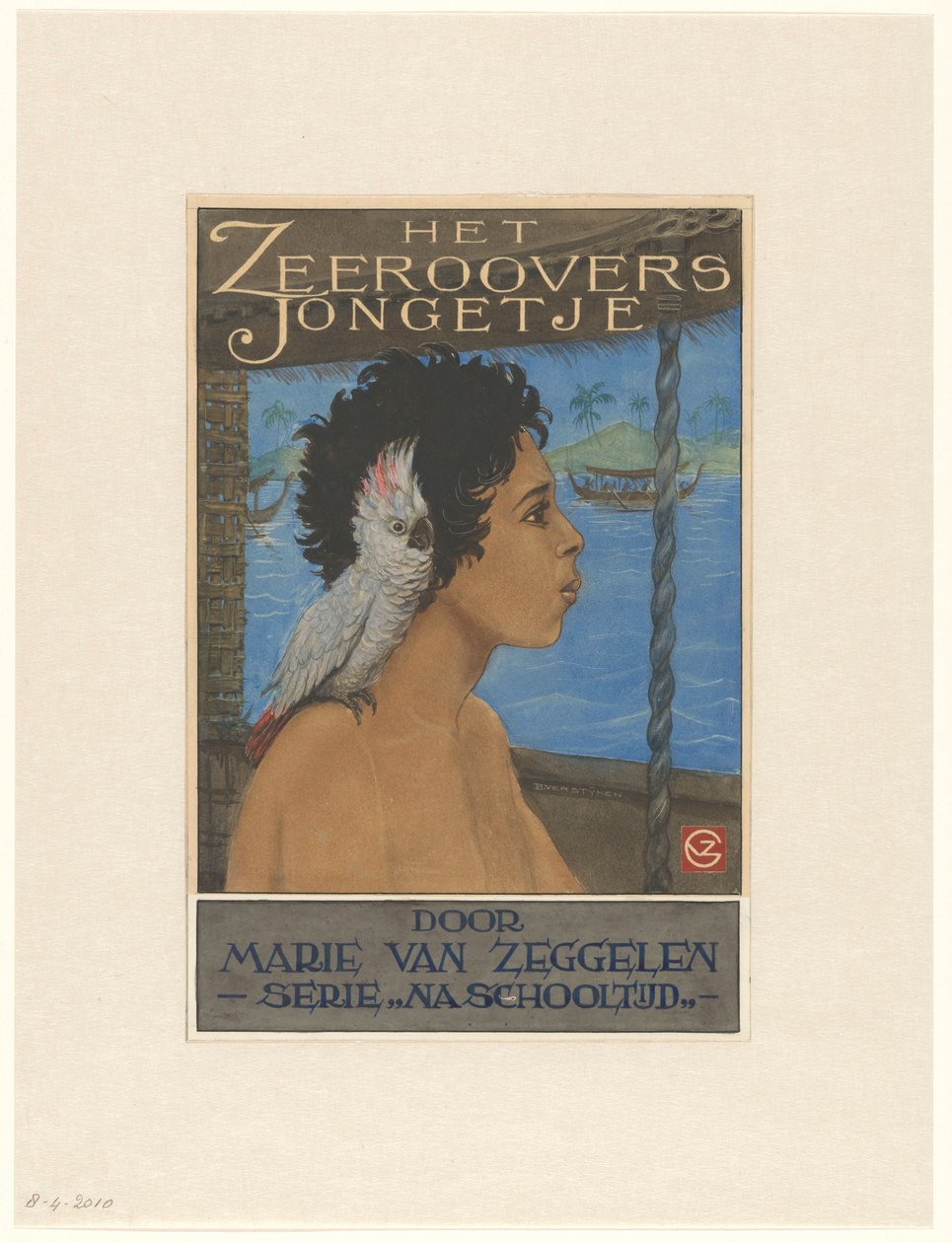 Marie van Zeggelen'in The Pirates Boy'un başlık sayfası by Henri Verstijnen