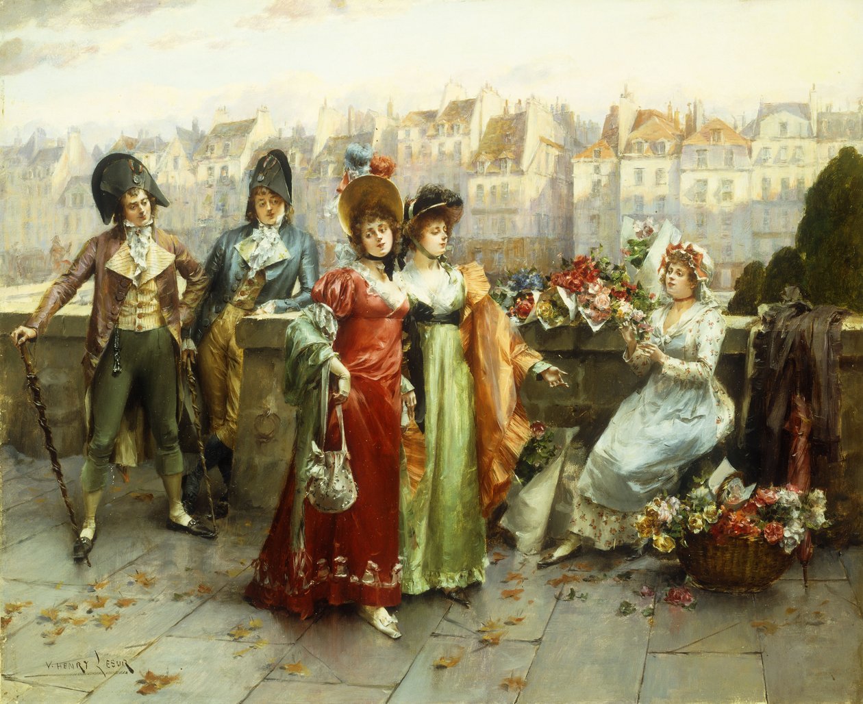 Flört by Henri Victor Lesur