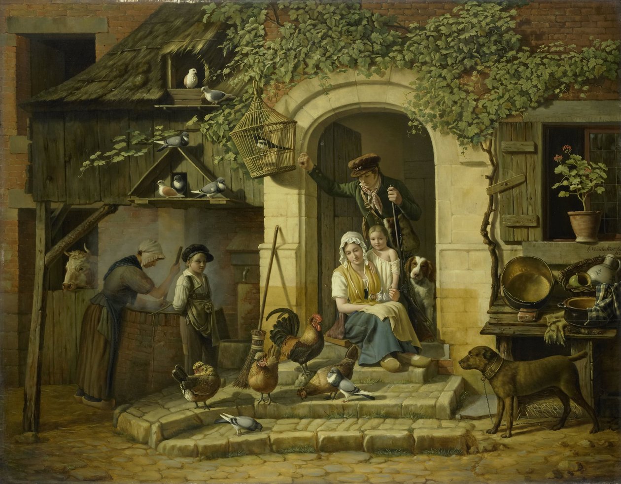 Bir Avcının Evi by Henri Voordecker