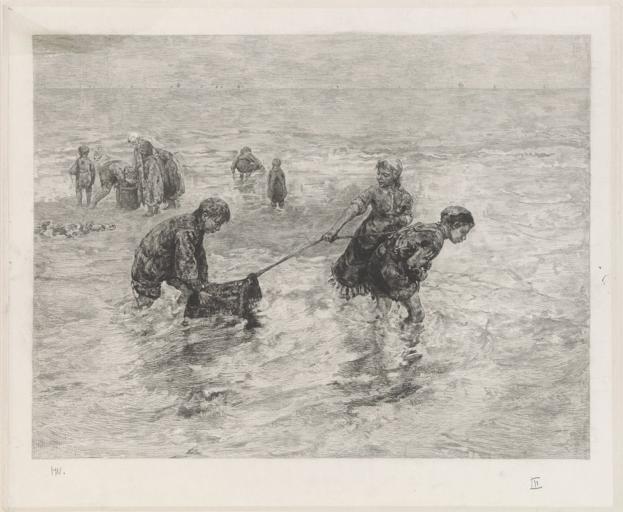 deniz kenarındaki çocuklar by Henri Wouters
