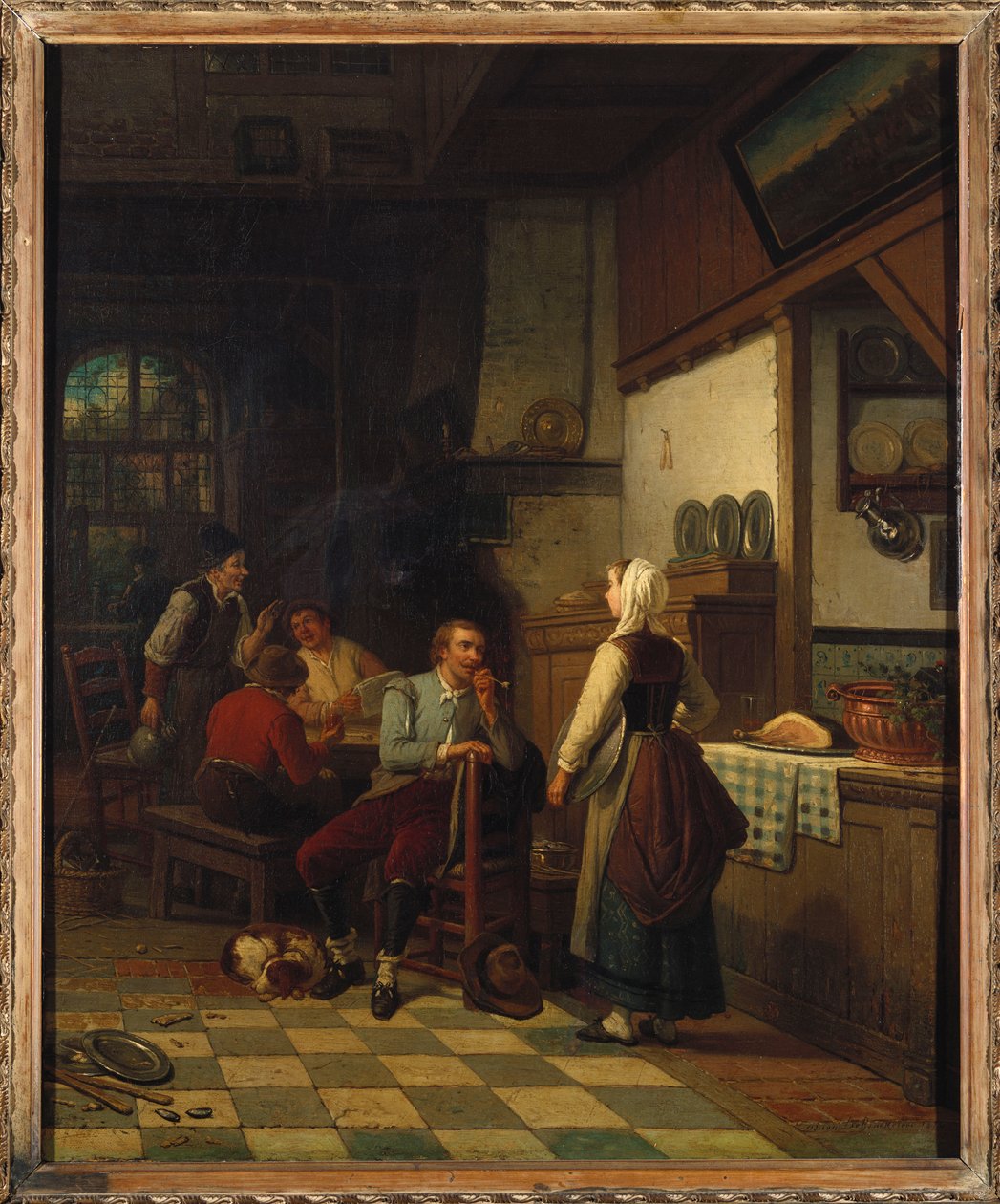 Tavernada, 1876 by Henri de Braekeleer