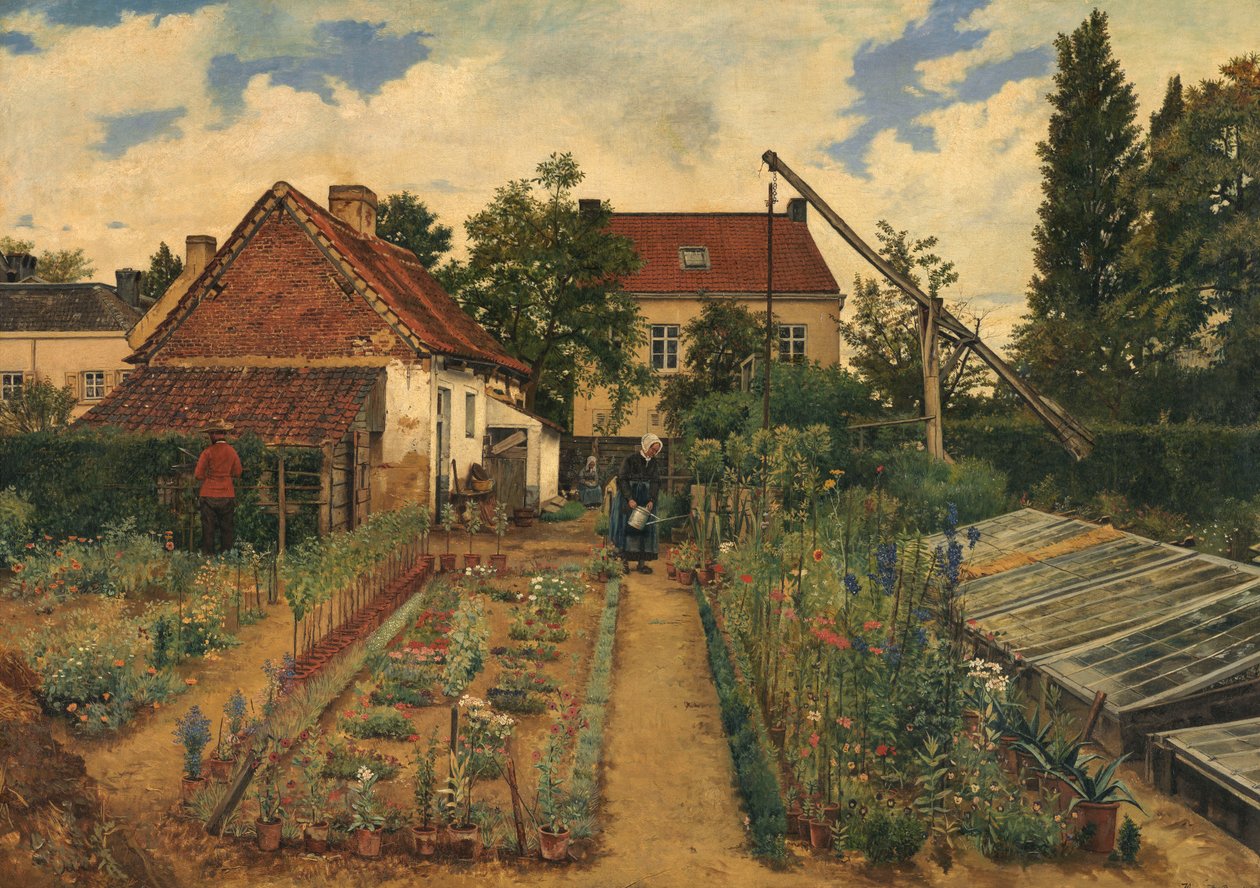 Çiçek Bahçesi by Henri de Braekeleer