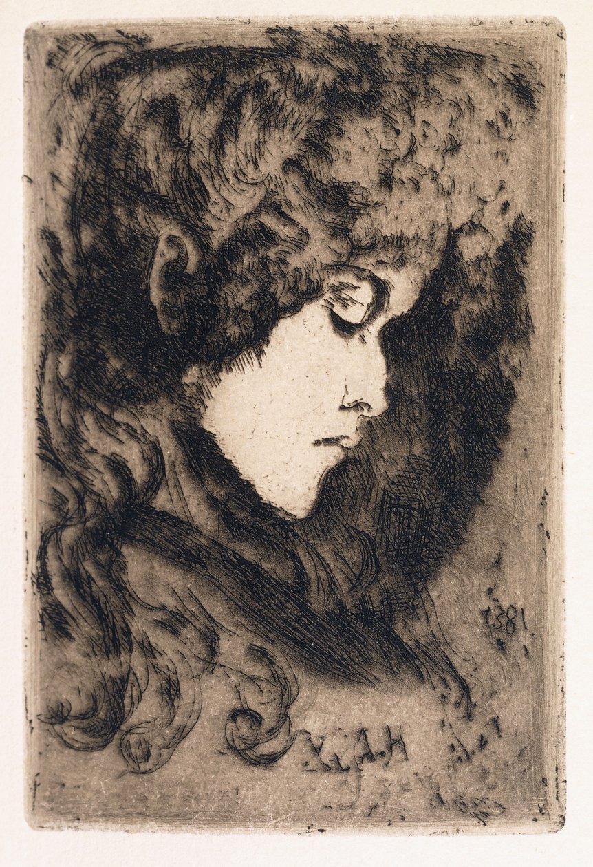 kadının kafası by Henri de Groux