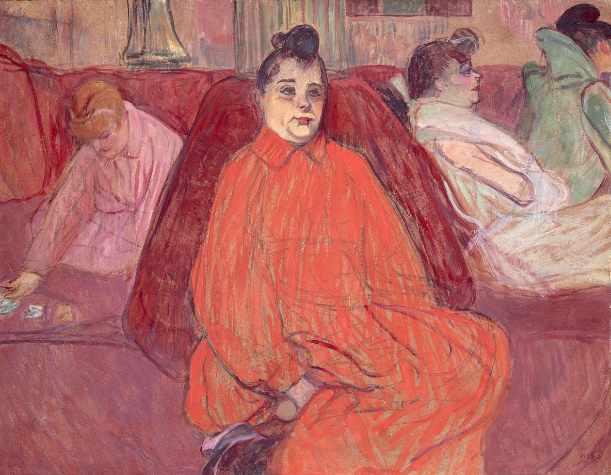 Salonda, kanepe by Henri de Toulouse Lautrec
