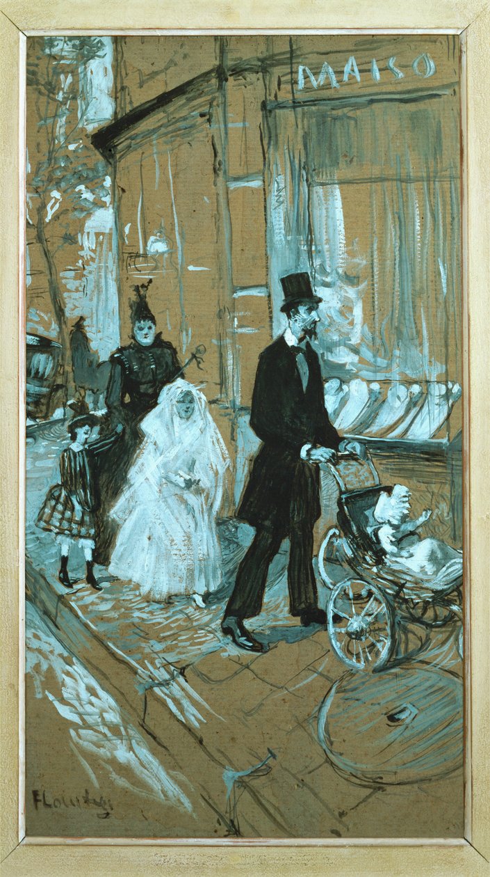 İlk Komünyon Günü by Henri de Toulouse-Lautrec