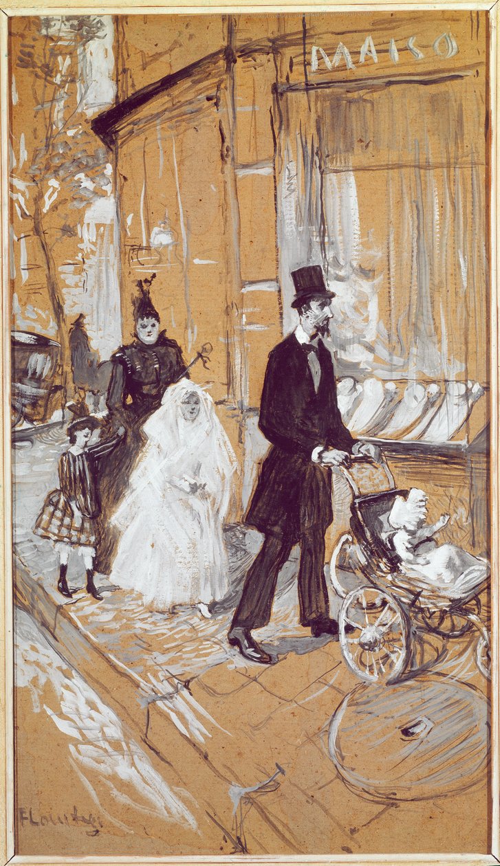 İlk Komünyon Günü by Henri de Toulouse Lautrec