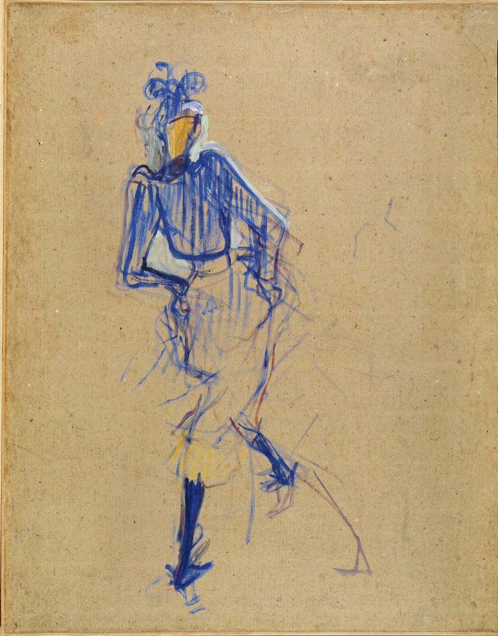 Jane Avril dans ediyor by Henri de Toulouse-Lautrec
