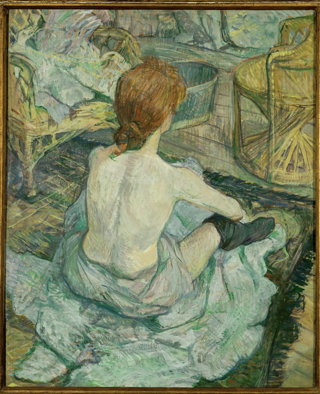 Tuvalet by Henri de Toulouse-Lautrec