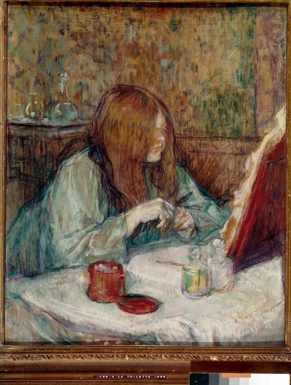 Madame Poupoule tuvaletinde by Henri de Toulouse Lautrec