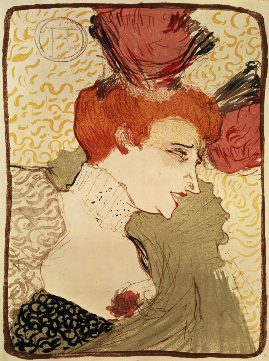 Bayan Marcelle Borç Veren by Henri de Toulouse Lautrec