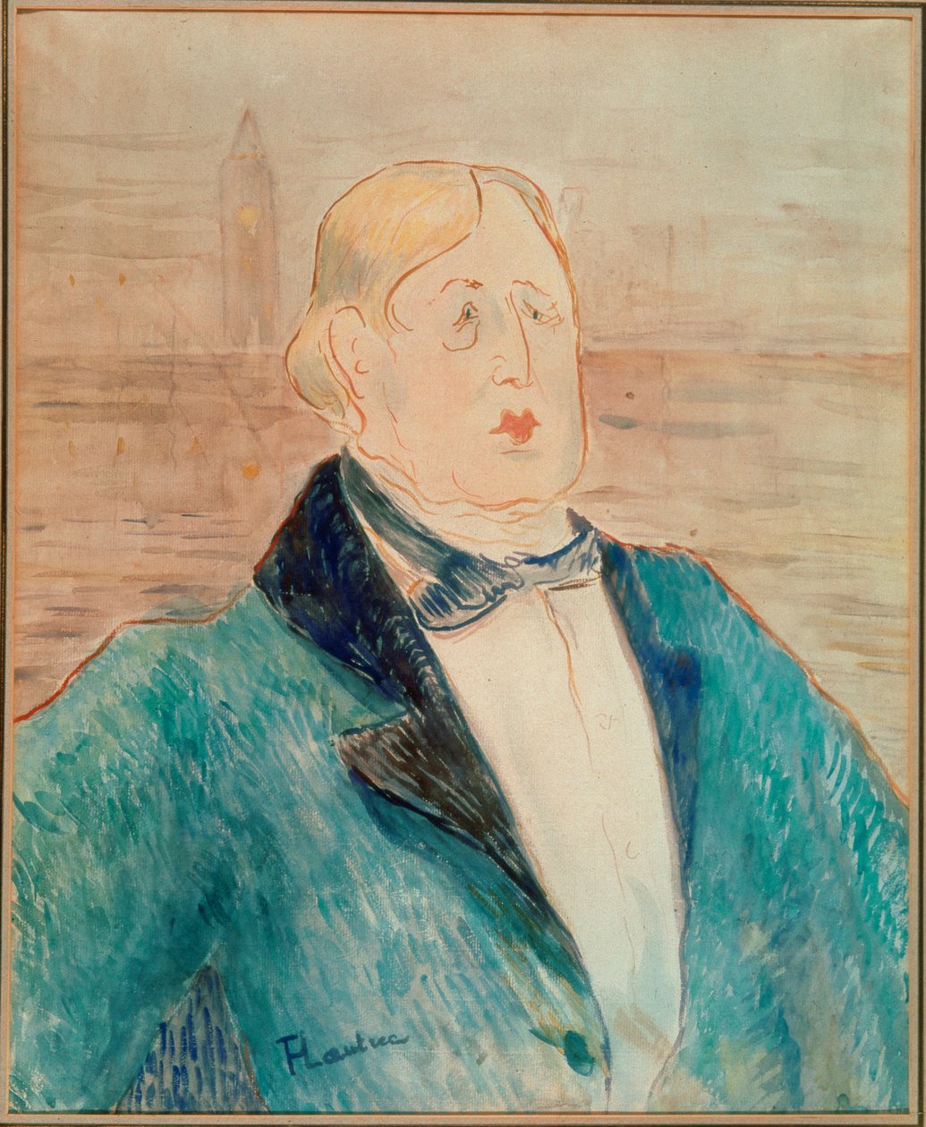 Şair Oscar Wilde by Henri de Toulouse-Lautrec