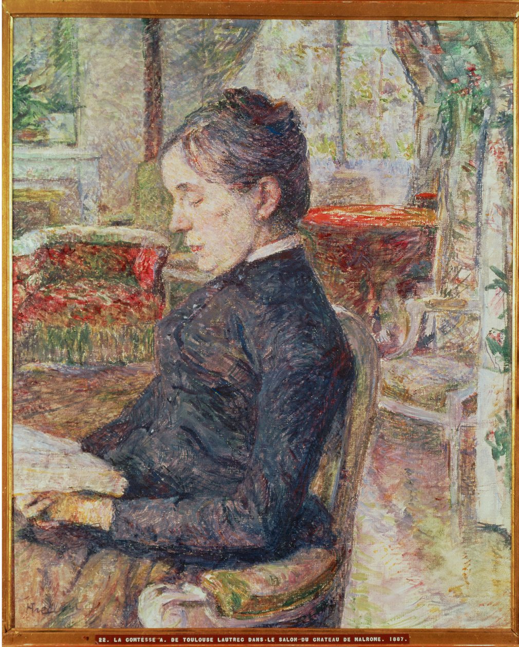 Ressamın annesi Kontes Alphonse de Toulouse-Lautrec, Malrome Şatosu