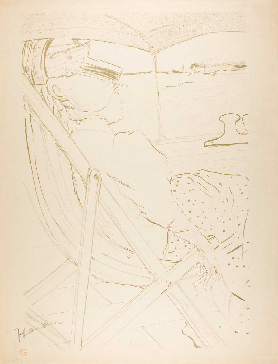 Kabin 54'teki Yolcu, Bir Yolculuk by Henri de Toulouse Lautrec