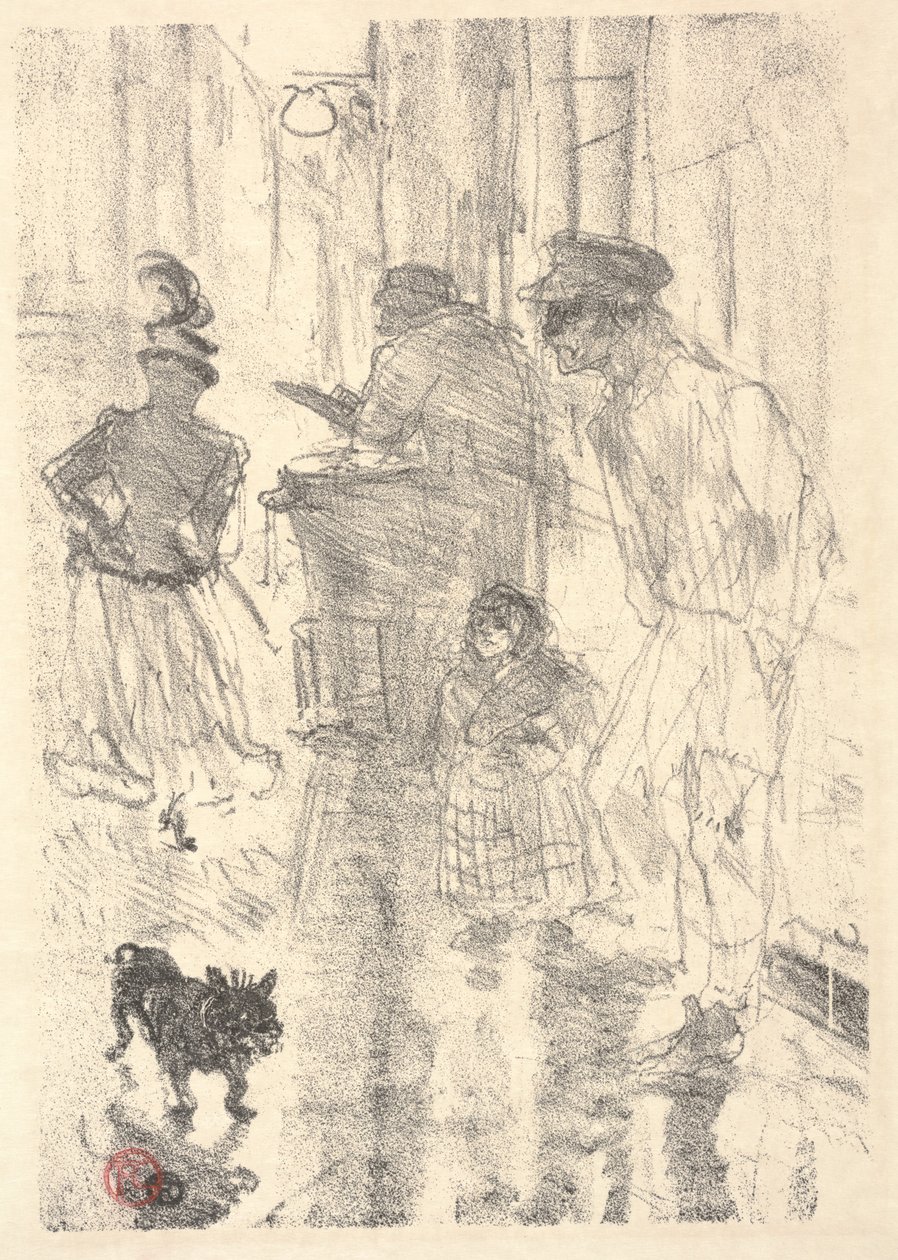 sima (lito) by Henri de Toulouse Lautrec